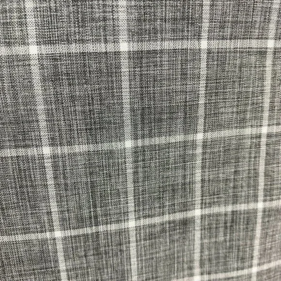 Orvis Shirt M Tech Performance Short Sleeve Button Up Plaid Gray White Mens - Picture 6 of 9